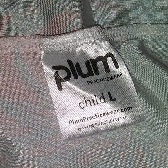 Plum Practicewear Gymnastics Leotard pineapple Orange white Child Large CL - Picture 5 of 5